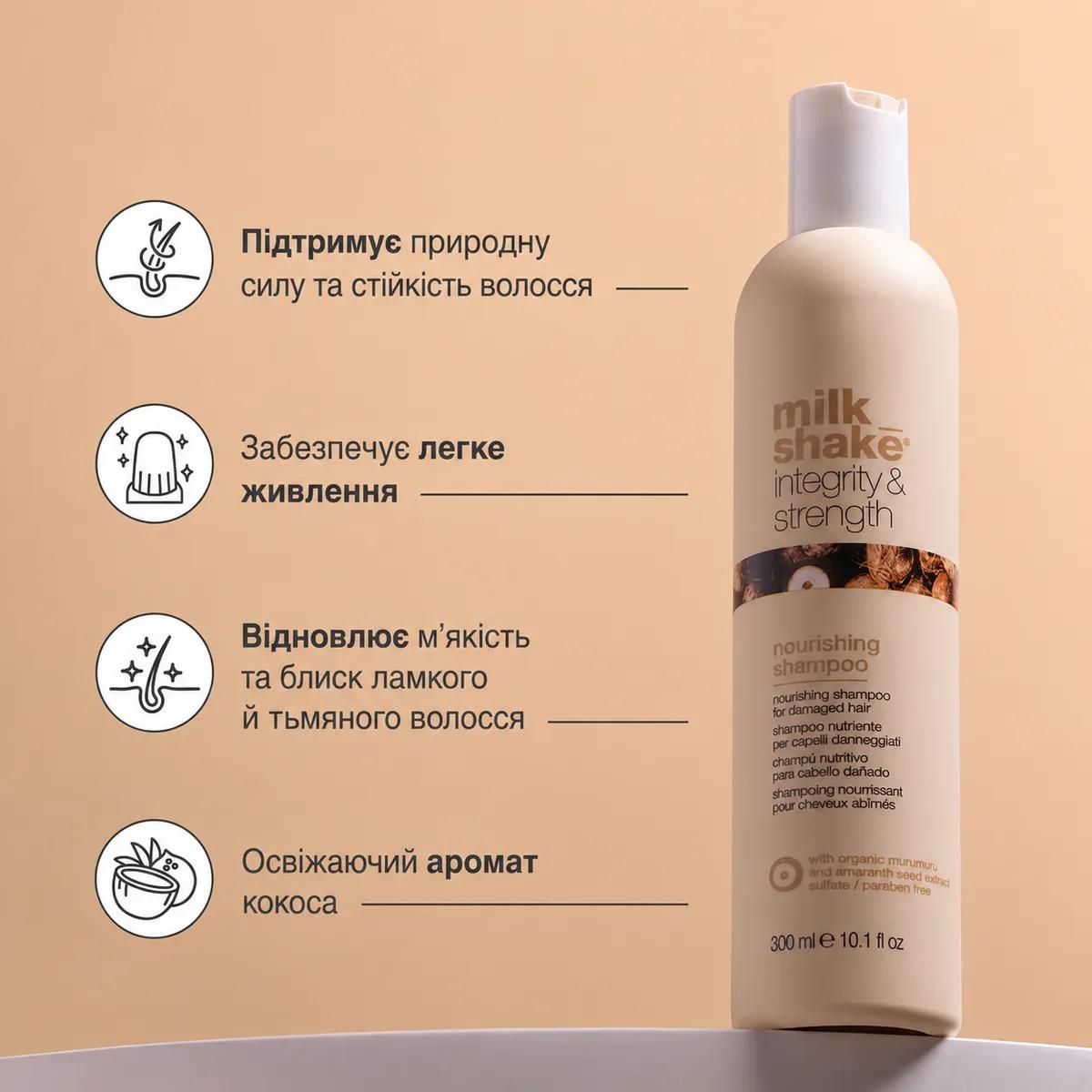 Шампунь для волосся живильний Milk Shake Integrity Nourishing Shampoo