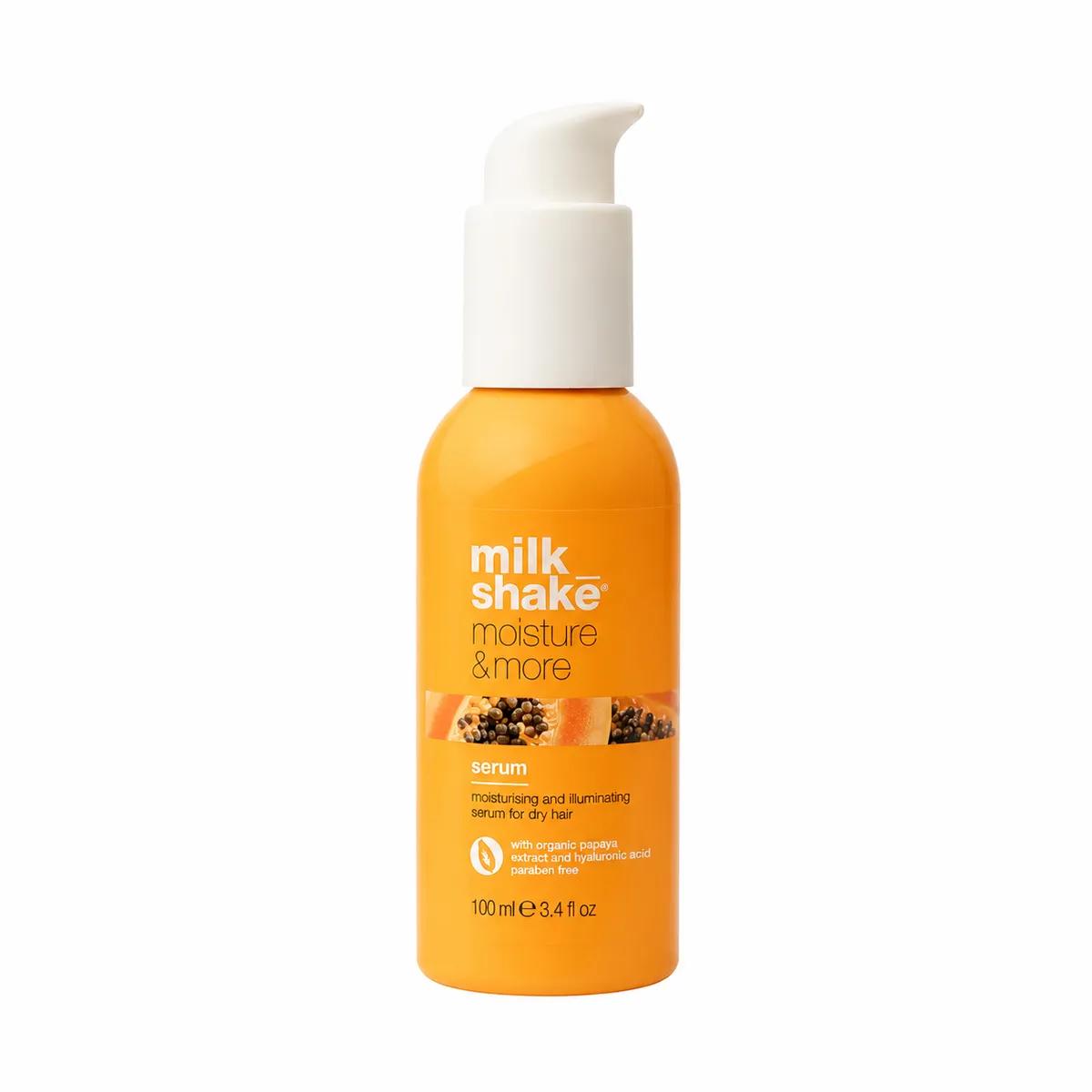 Зволожувальна сироватка для волосся Milk Shake Moisture & More Moisturising and Illuminating Serum