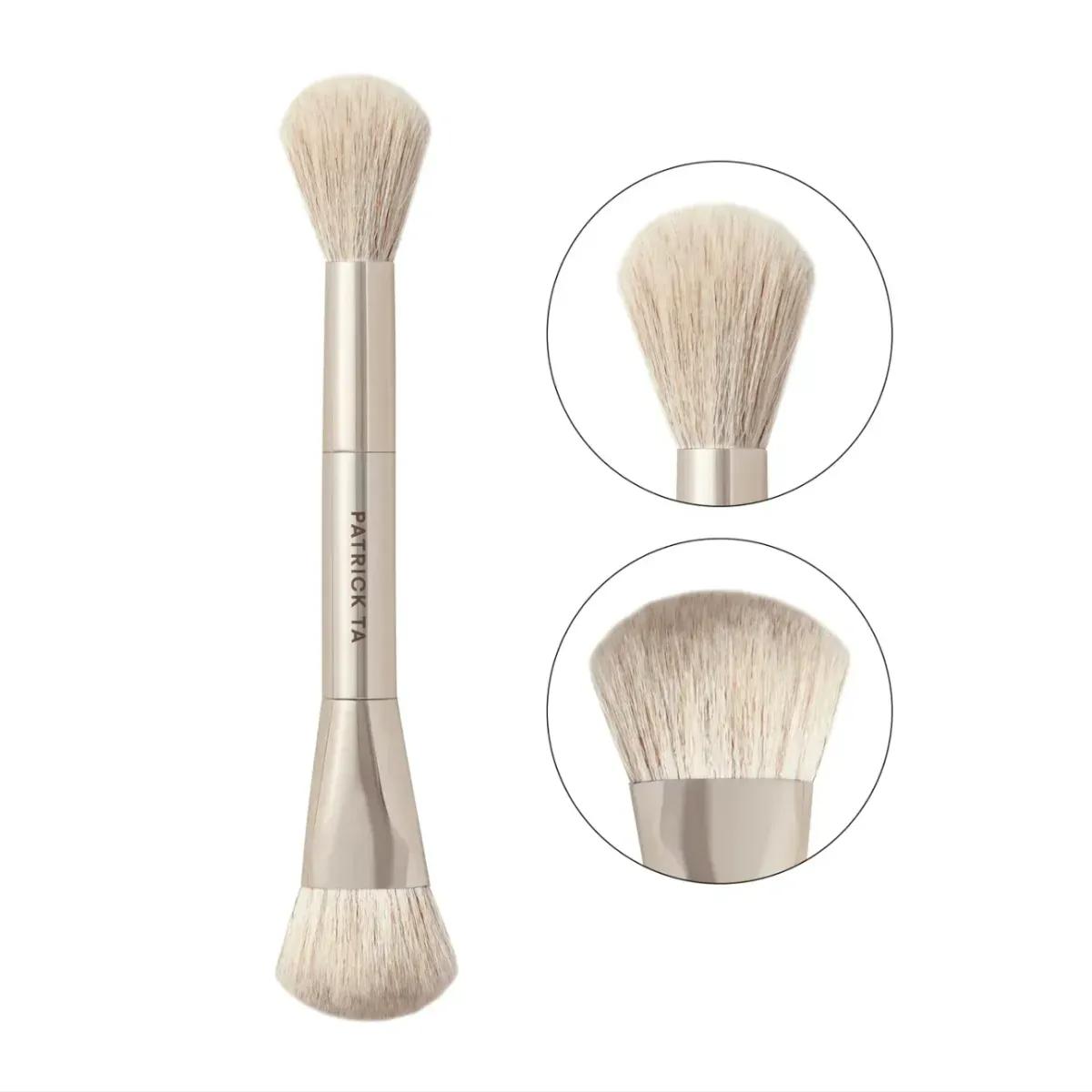 Пензлик для рум'ян Patrick Ta Dual Ended Precision Blush Brush