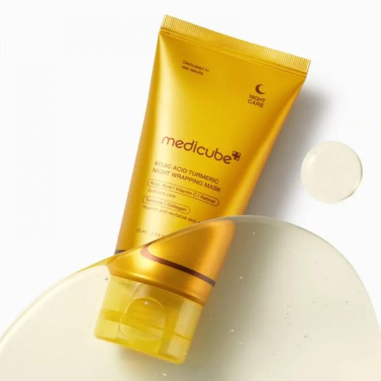 Medicube Нічна маска-плівка з койєвою кислотою та куркумою Kojic Acid Turmeric Night Wrapping Mask