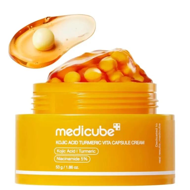 Medicube Освітлювальний капсульний крем з койєвою кислотою та куркумою Kojic Acid Turmeric Vita Capsule Cream