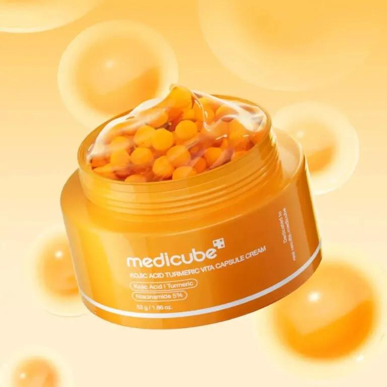 Medicube Освітлювальний капсульний крем з койєвою кислотою та куркумою Kojic Acid Turmeric Vita Capsule Cream