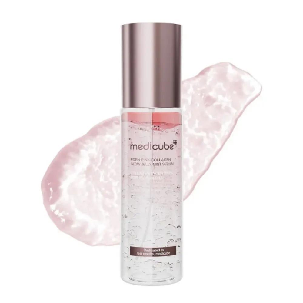 Medicube Сироватка-міст для сяйва з полінуклеотидами та колагеном PDRN Pink Collagen Glow Jelly Mist Serum