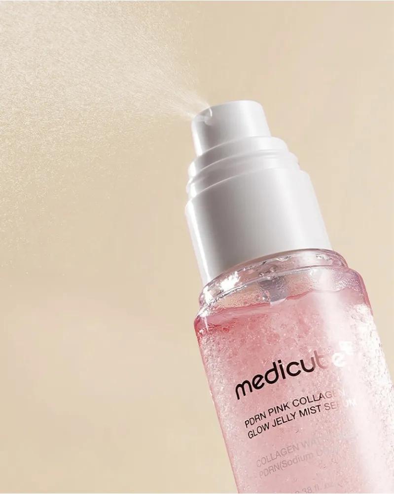  Medicube Сироватка-міст для сяйва з полінуклеотидами та колагеном PDRN Pink Collagen Glow Jelly Mist Serum