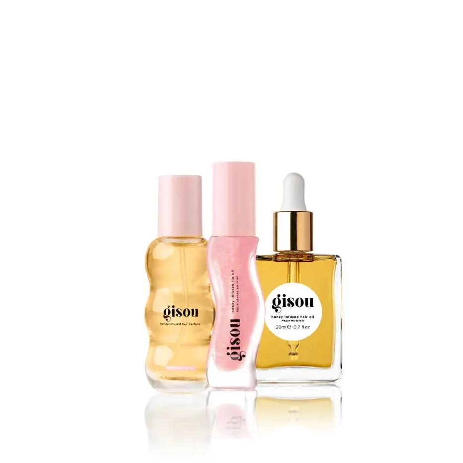 Лімітований подарунковий набір Gisou Honey Gloss On The Go