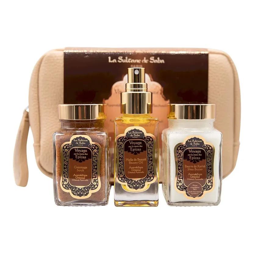 Набір для тіла "Аюрведичний" - La Sultane De Saba Coffret Voyage sur la Route des Epices Ayurvedique