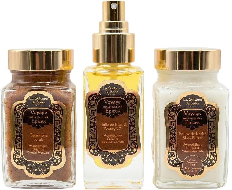 Набір для тіла "Аюрведичний" - La Sultane De Saba Coffret Voyage sur la Route des Epices Ayurvedique