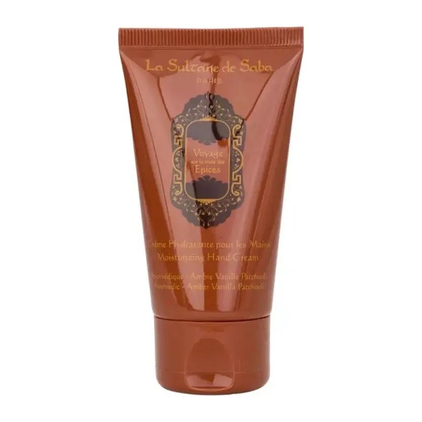 Поживний крем для рук La Sultane de Saba Moisturizing Hand Cream Ayurvedic Amber Vanilla Patchouli 