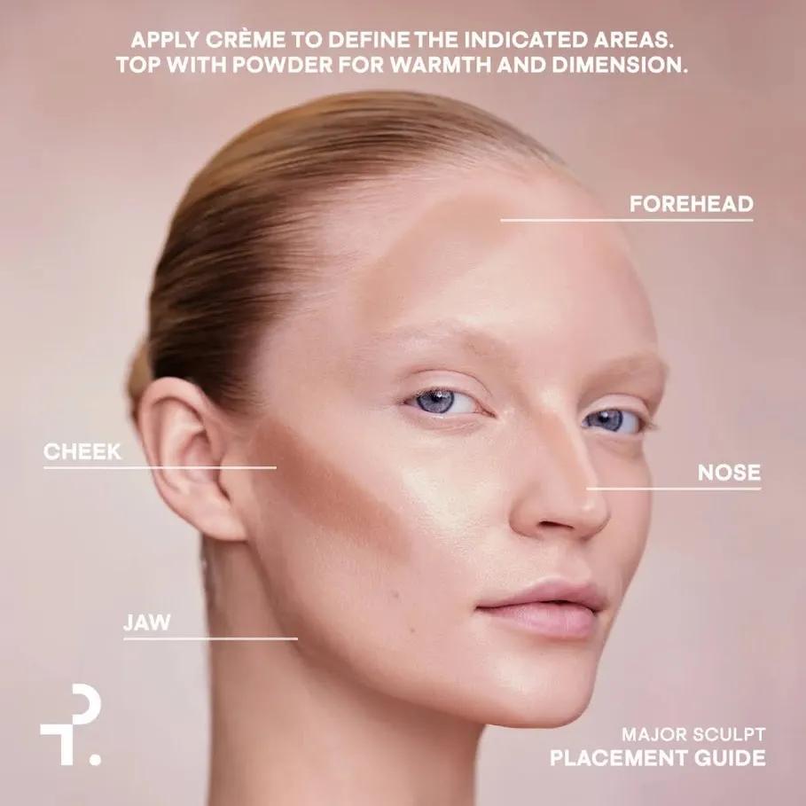Коректор для обличчя PATRICK TA Major Sculpt Creme Contour & Powder Bronzer Duo 