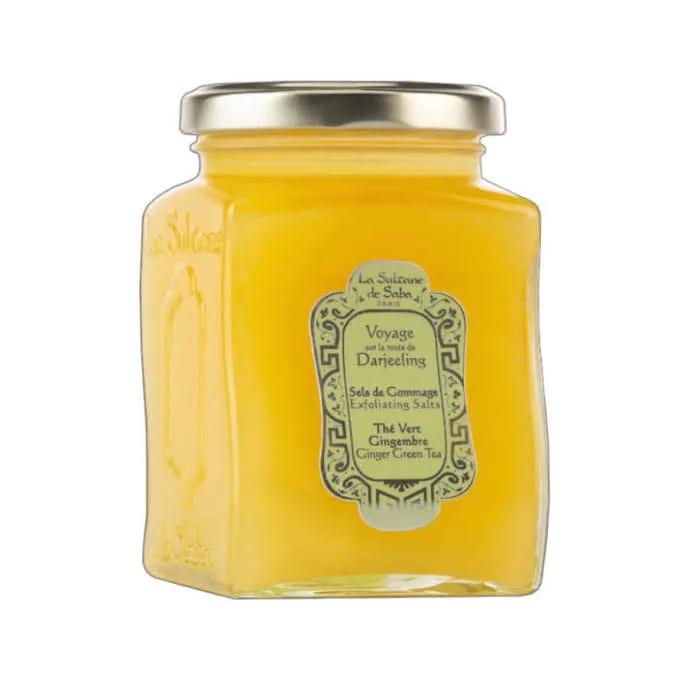 Сольовий Скраб для Тіла Зелений Чай La Sultane De Saba Exfoliating Salt Ginger Green Tea