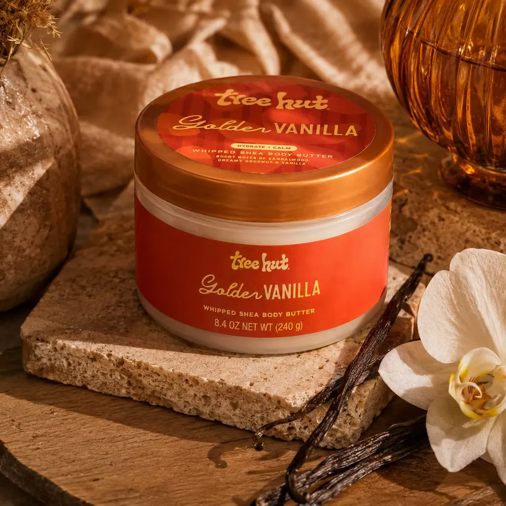 Баттер для тіла - Tree Hut Golden Vanilla Whipped Shea Body Butter